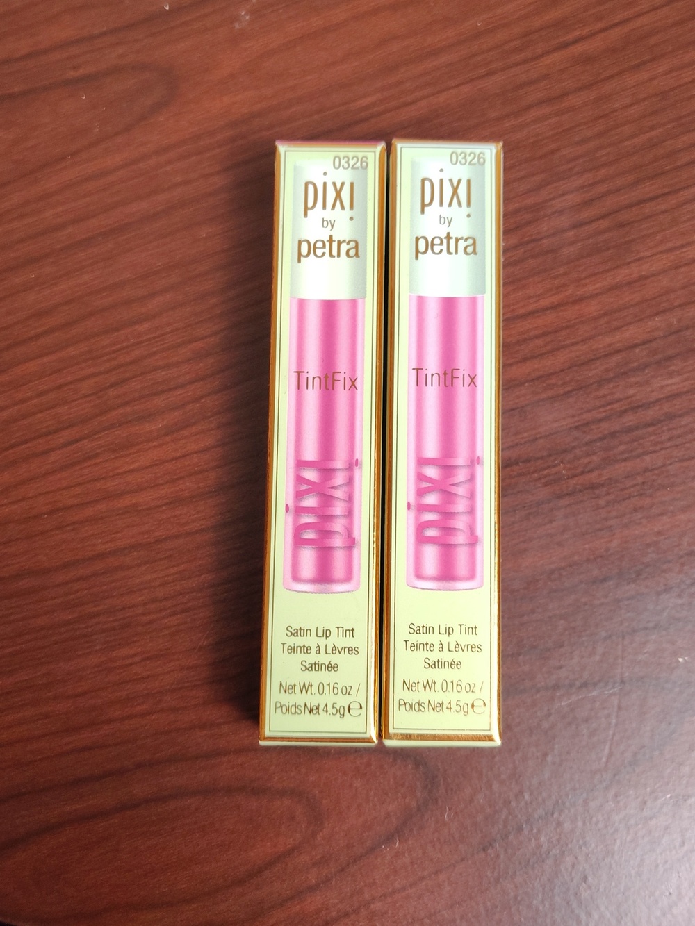 Pixi by Petra satin lip tint in the shade Tintfix Love 0326